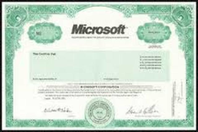 Acciones de Microsoft