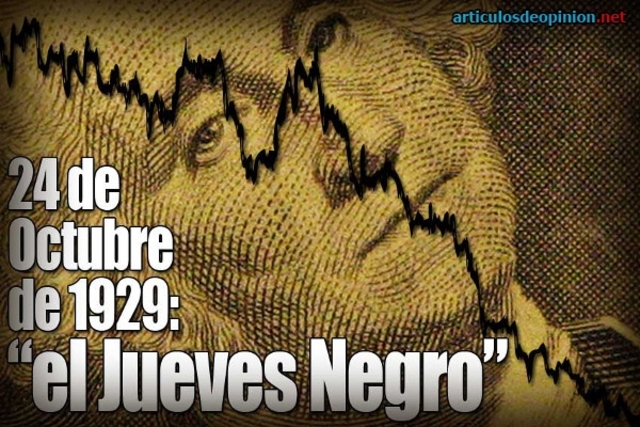 Jueves negro y hundimiento de la Bolsa