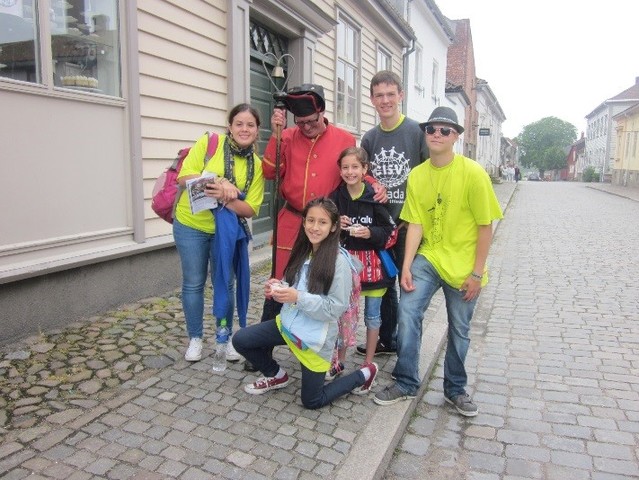 Fui a mi primer campamento fuera del pais