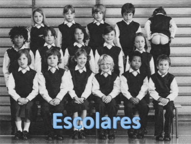 Niño escolar