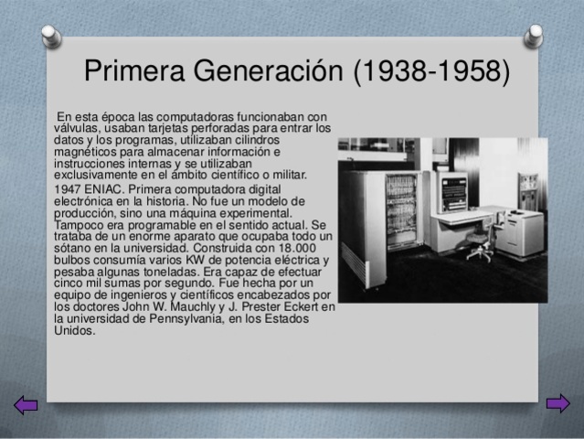Primera Generacion (1951-1958)