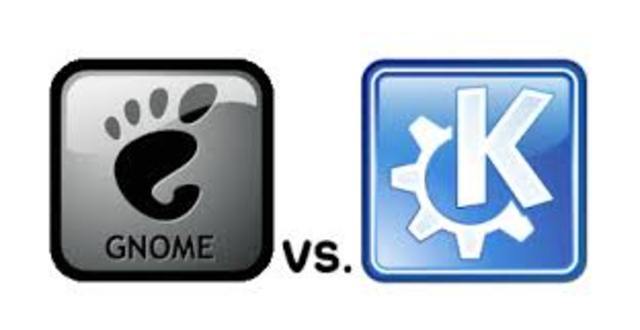 KDE y GNOME