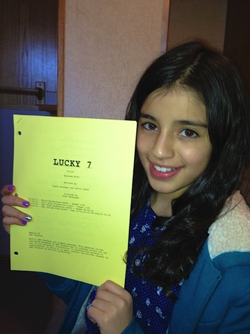 Sali en el programa Lucky 7