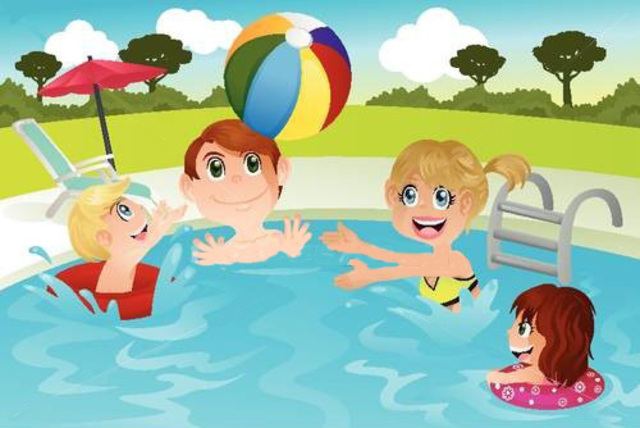 Piscinada de cumpleaños.