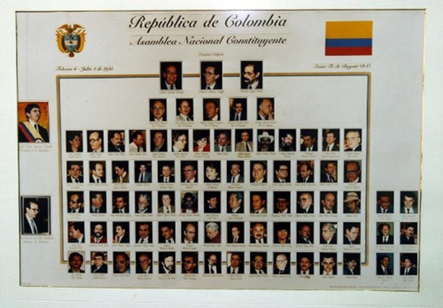 Integrantes de la Asamble constituyente