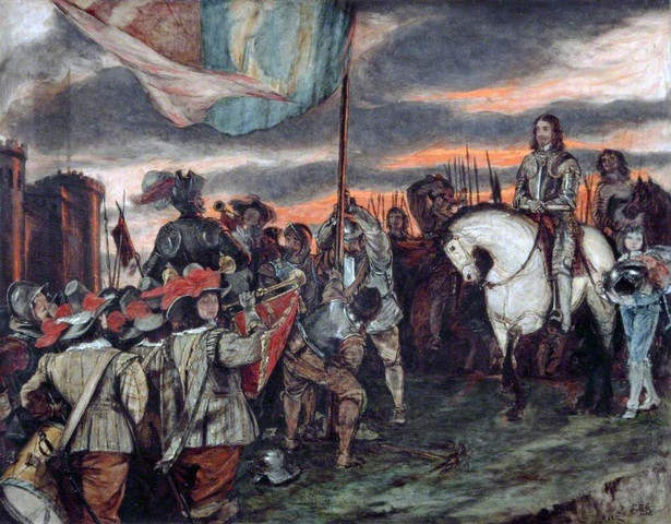 Civil War begins as Charles I raises his standard at Nottingham