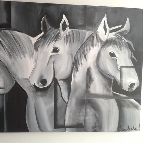 Primera pintura hecha en lienzo