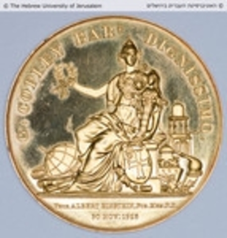 Einstein is Awarded Copley Medal.