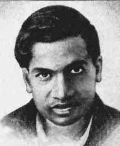 SRINIVASA RAMANUJAN (1887 - 1920)
