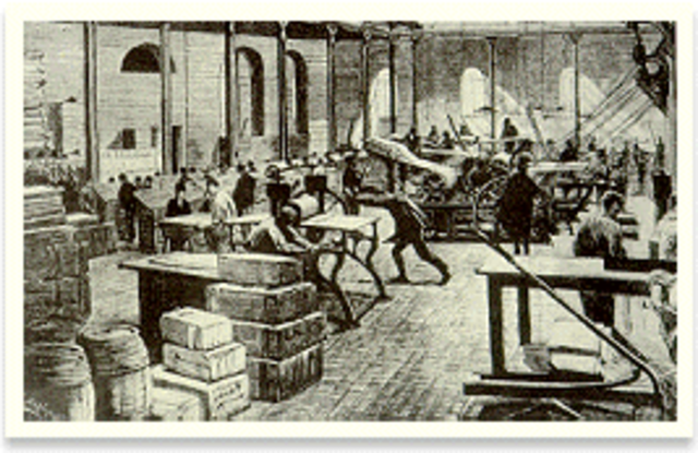 II REVOLUCIÓN INDUSTRIAL 1860-1970: industria textil