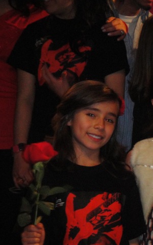 cante en mi primer concierto