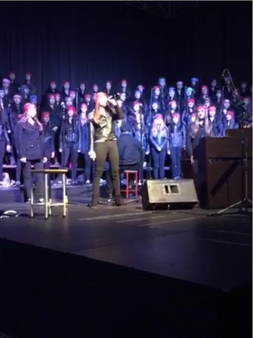 Cante en el festival artistico