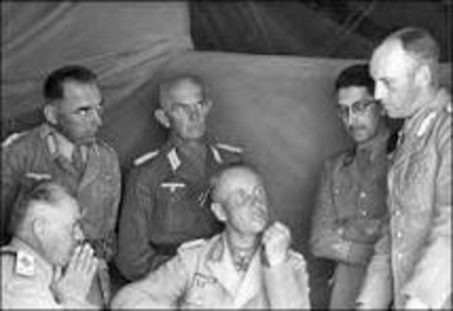 German General Rommel surrenders in North Africa
