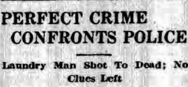 Isodor Fink mysteriously dies from bullet wounds when none were heard and while inside room locked from inside