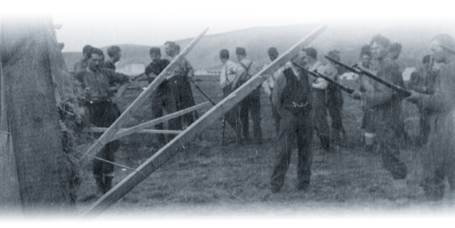 Newfoundland regiment landing at Gallipoli