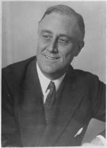 FDR elected President first time