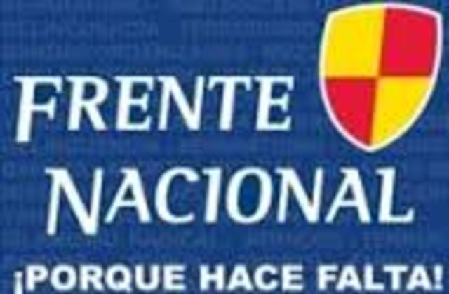 fin del frente nacional