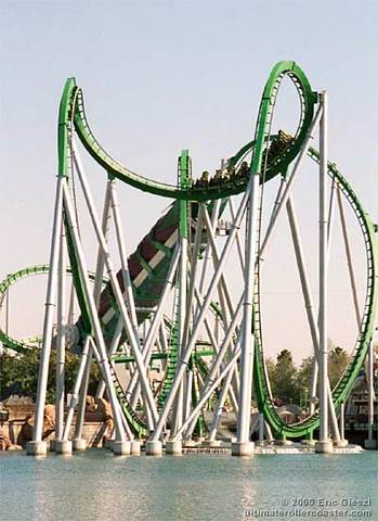Hulk rollercoaster in America opened