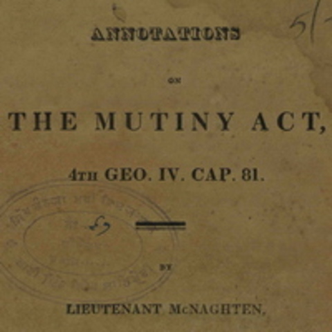 Muntiny act
