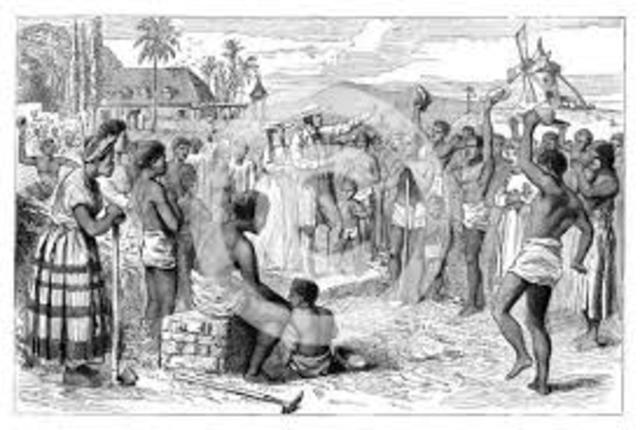 Emancipation of slaves