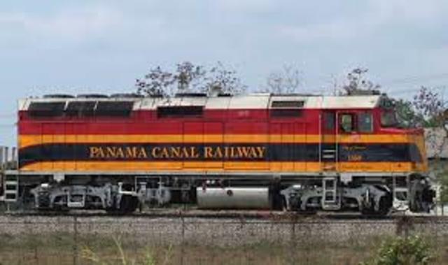 Panama Railway Constructed