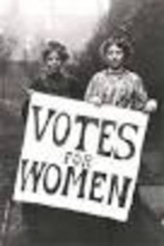 19 admendment passed allowing women to vote.