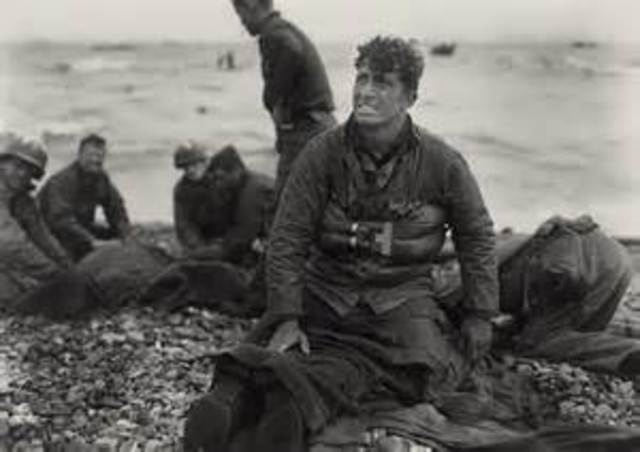 American and other allied troops laned in normandy