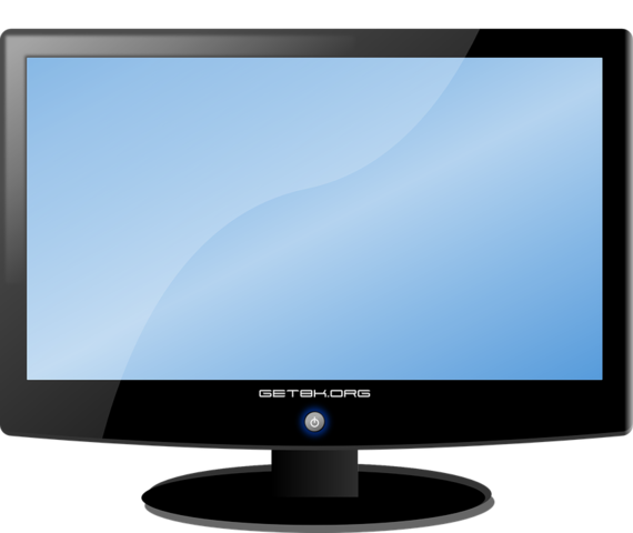 First flat screen TV