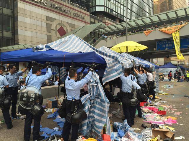 Protest Sites Cleared