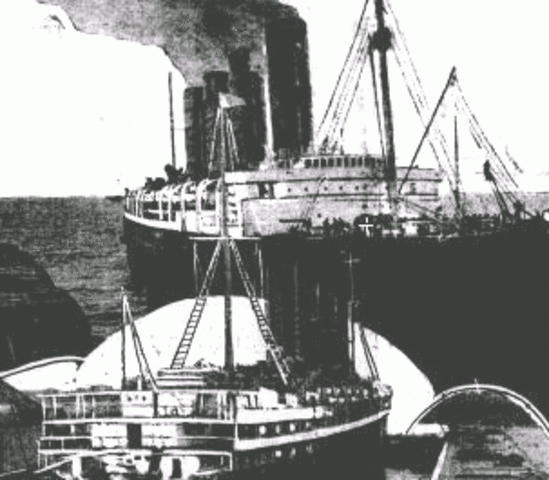 The Lustiania is attacked