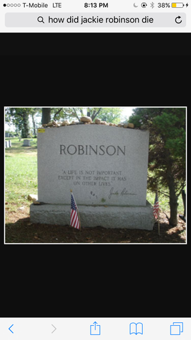 Death of Jackie Robinson