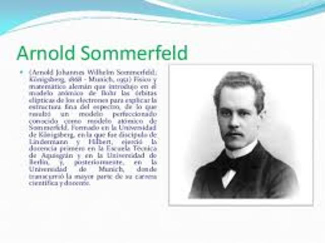 ARNOLD SOMMERFELD. 1916 D.C