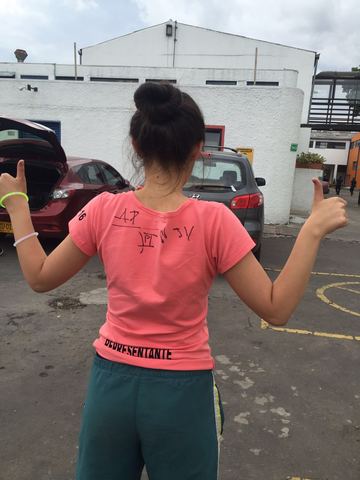 Fui elegida como representante de séptimo A en el concejo estudiantil