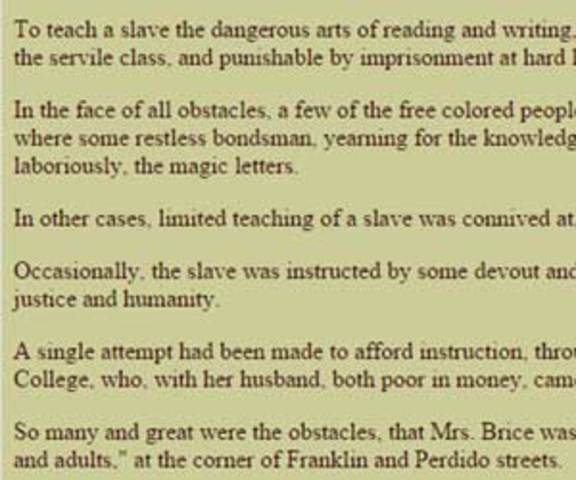 Report of the Board of Education for Freedmen