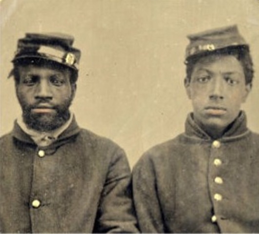 African American slodiers in the war