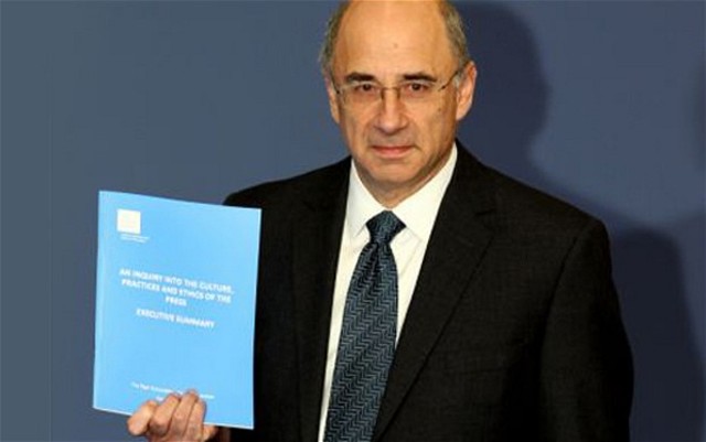Lord Justice Leveson to Chair