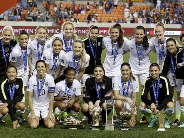 First American women's team wins Olympics