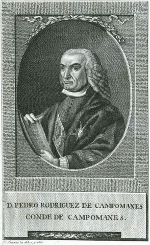 Destitución  de Campomanes