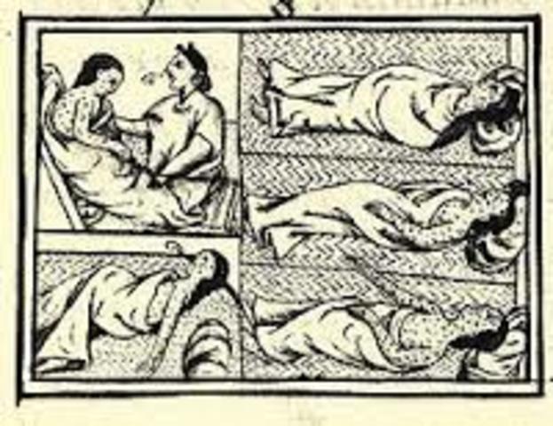 Gran epidemia de viruela.