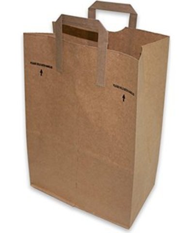 The grocery bag with handles was invented by Walter Deubener of St. Paul Minnesota
