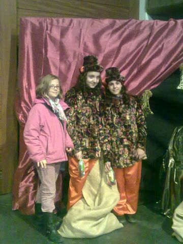 Pajes, cabalgata de los reyes