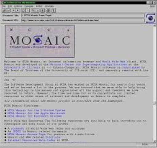 First webpage was made