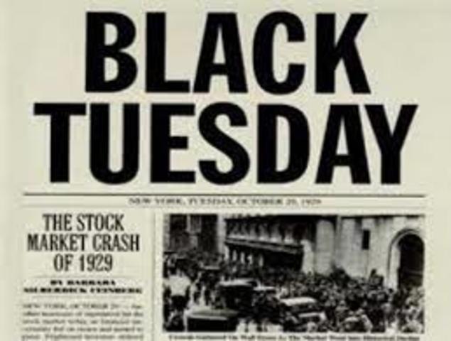 the stock market crash black tuesday