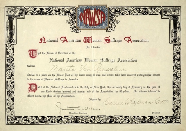 NWSA and AWSA merge to create NAWSA