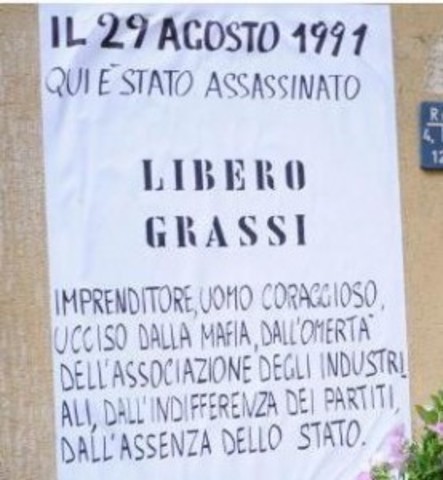 Asesinato Libero Grassi