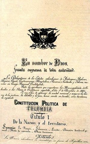 Constitucion Politica de 1886