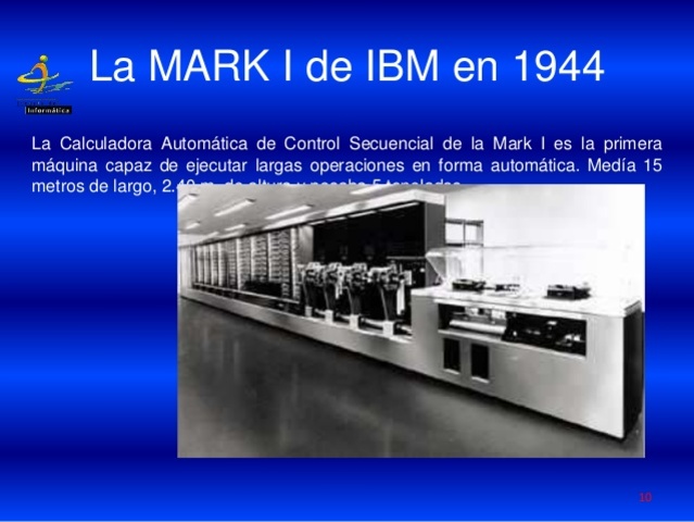 SE CONSTRUYE LA MARK 1