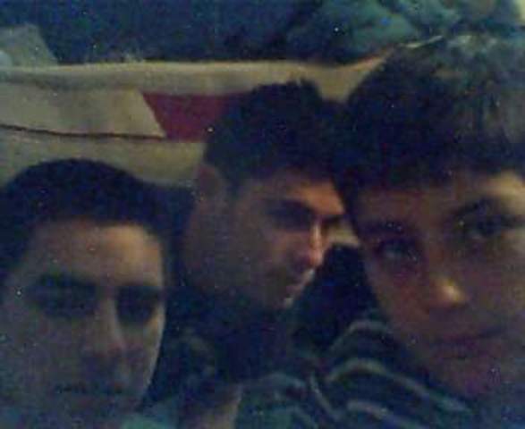 con mis hermanos
