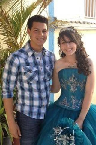 A mis 17 años con una querida amiga