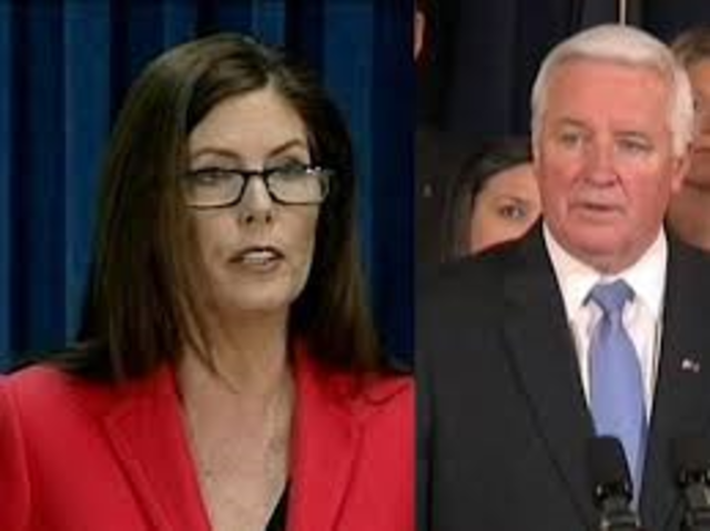 Kathleen Kane calls an investigation on why Tom Corbett slowed down the prosecution on Sandusky over other political concerns